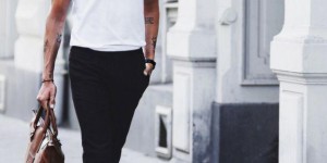 What is the appropriate length for a short-sleeved shirt (how to wear a T-shirt to look stylish)