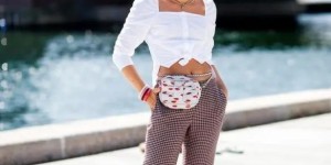 Pants suitable for wearing with T-shirts (T-shirt + wide-leg pants are fashionable and cover the flesh, who looks better in it)