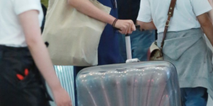 Wearing a suspender skirt and layering a T-shirt is not enough (you also need to wear slit pants to cover your legs)