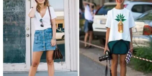 How to tuck a T-shirt into a skirt and look good (then you have to remember these four points)
