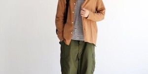 A very popular way to wear in spring (the style is not only fashionable but also practical)