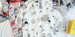 What is the name of the pattern printed on the T-shirt (recently there is a popular type of T-shirt called Ghost Painting)