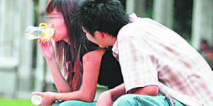 The older man pretends to be young just because he doesn’t want to grow up. Pretending to be young shows that he’s not weaned.