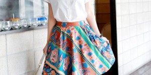 White shirt elegant temperament OL spring and summer matching tips