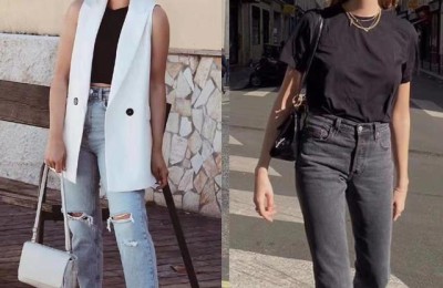 What bottoms look good with a T-shirt (a super casual way to wear in summer)