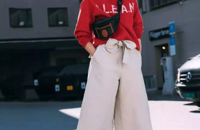 Sweatshirt + wide-leg pants are the strongest CP in early spring (cover the flesh, look slim and fashionable)