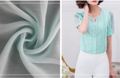 What kind of textile material is chiffon?