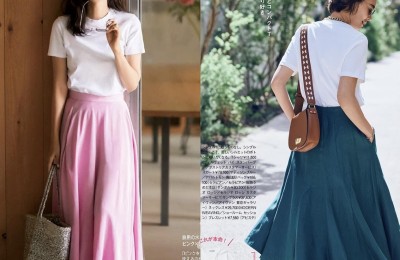 Do you like T-shirts? (Look at the elegant women’s outfit demonstrations to show their fashionable and advanced temperament)