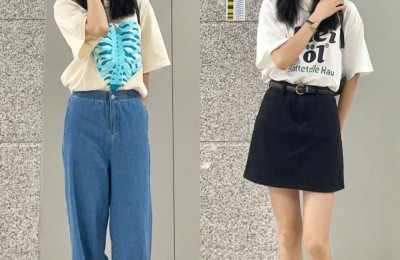 How to match a long T-shirt (it looks super handsome, free and easy and makes you look taller)