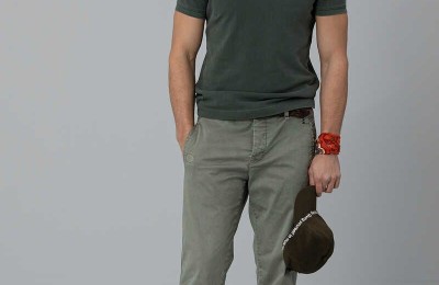 What materials are polo shirts made of (see how fashionable people wear them)