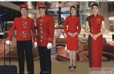 How do beauties match professional attire in hotels?  What are the characteristics of hotel business attire?