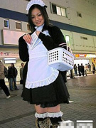 The beloved promotional girl on the streets of Japan