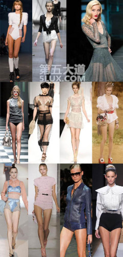 2010 Spring and Summer Fashion Week throw away your bottoms