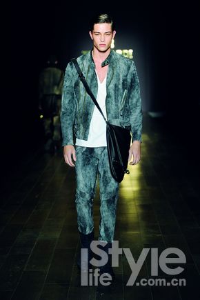 LEATHER A tough guy made of leather