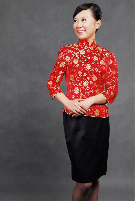 Stewardess professional attire Wedding Dress Competition