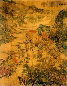 Qing troops entering the customs